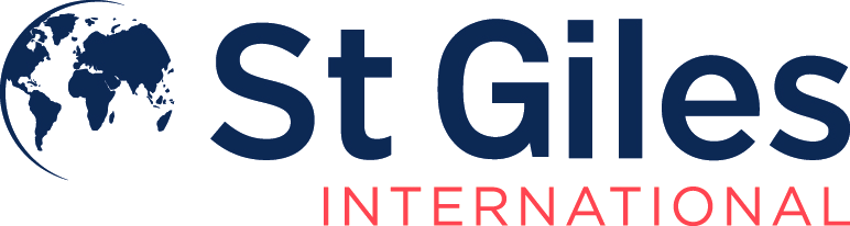 The logo of St.Giles International language schools.