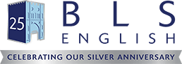 The logo of Bury English Language School in Bury.