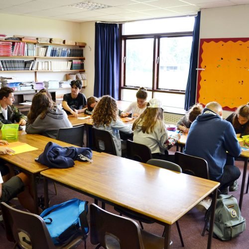 ILC Ipswich Summer School students are at class.